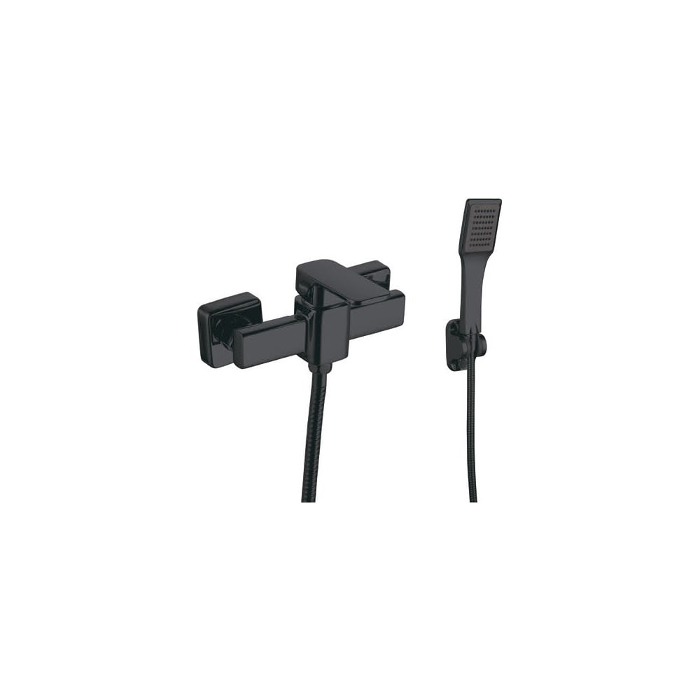 Изображение товара Настенный однорычажный смеситель для душа ViEiR V113561-C черный латунь стиль лофт