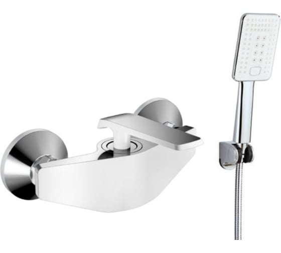 Изображение товара Смеситель для душа однорычажный ViEiR белый/хром V333561-F