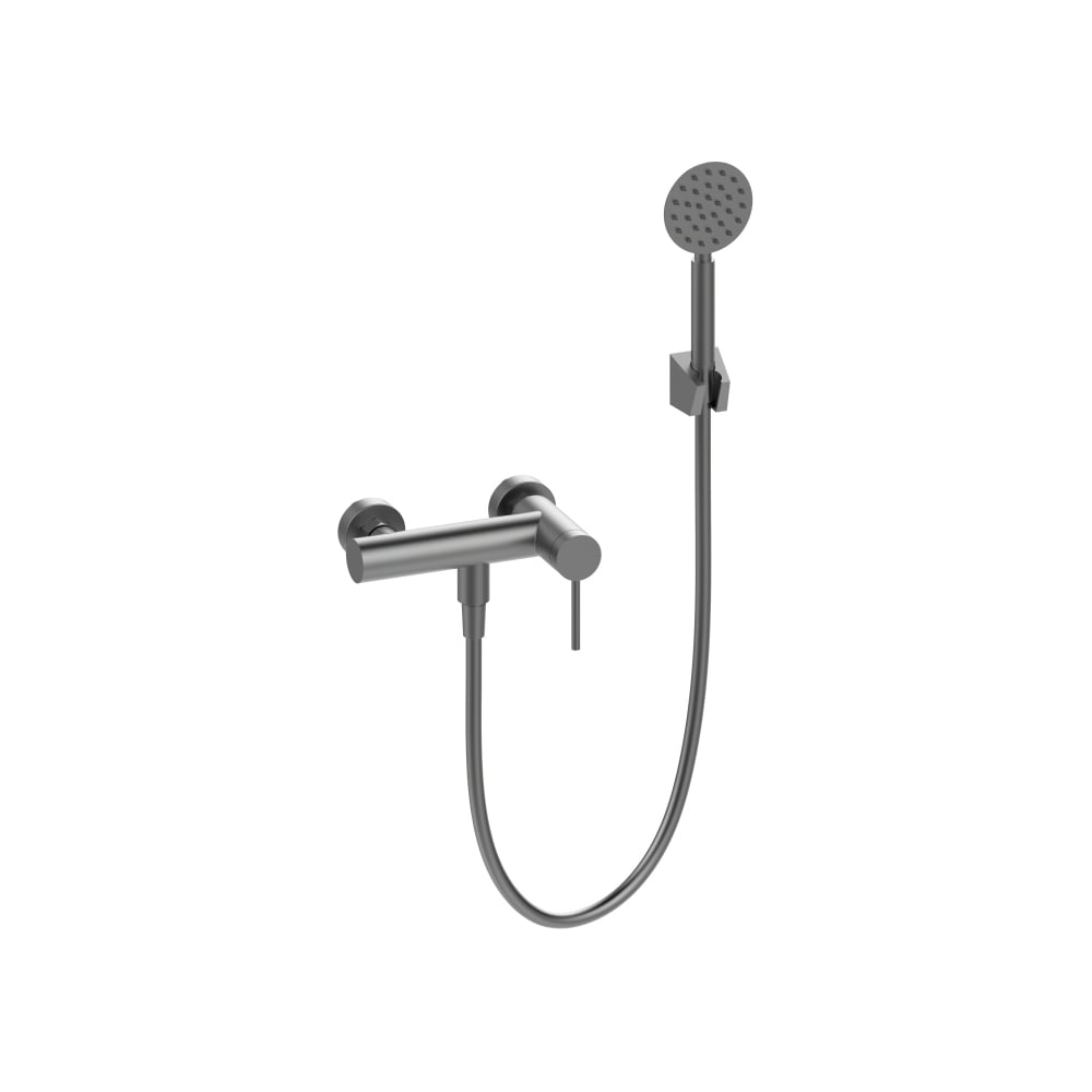 Изображение товара Смеситель для душа однорычажный ViEiR из нержавеющей стали графит настенный