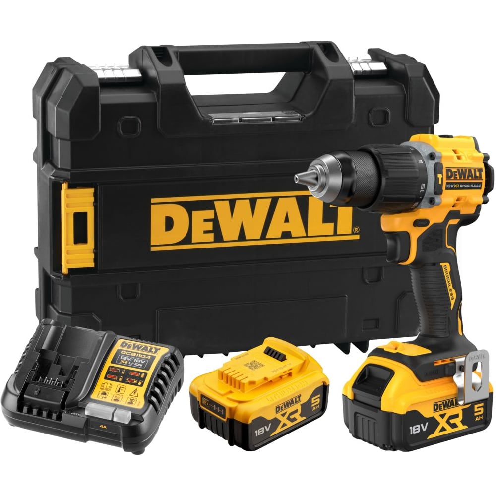 Изображение товара Ударная дрель-шуруповерт DEWALT DCD799P2T 18В 1650 об/мин 28050 уд/мин кейс