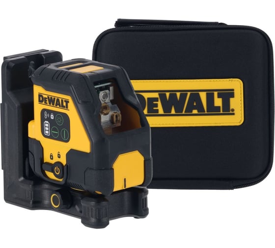 Изображение товара Аккумуляторный лазерный нивелир DEWALT DCLE14201GB, зеленый луч, 45м, со встроенной АКБ, в чехле DCLE14201GB-XJ