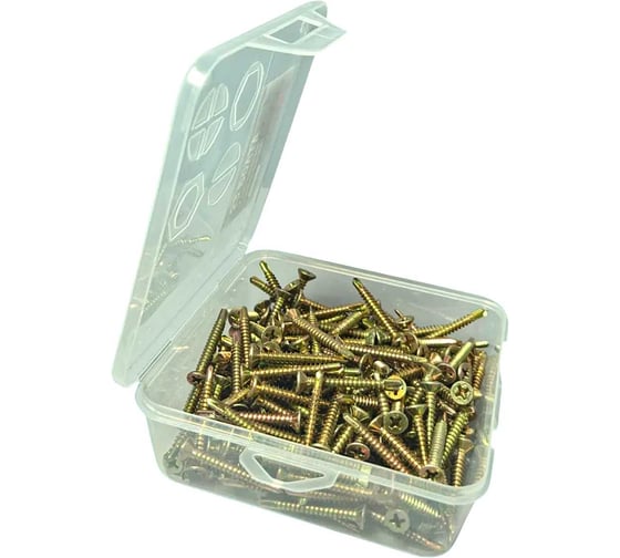 Изображение товара Саморез оконный 23 Болта 3,9х32 ЖЦ в органайзере, 180 шт. B07103903267035орг-ф180