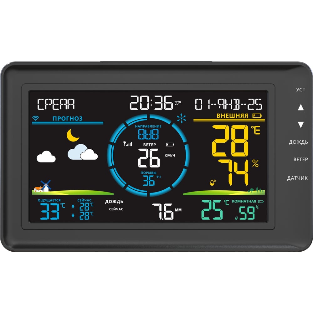 Изображение товара Метеостанция TUYA BVItech XTW BV-670 с беспроводным датчиком