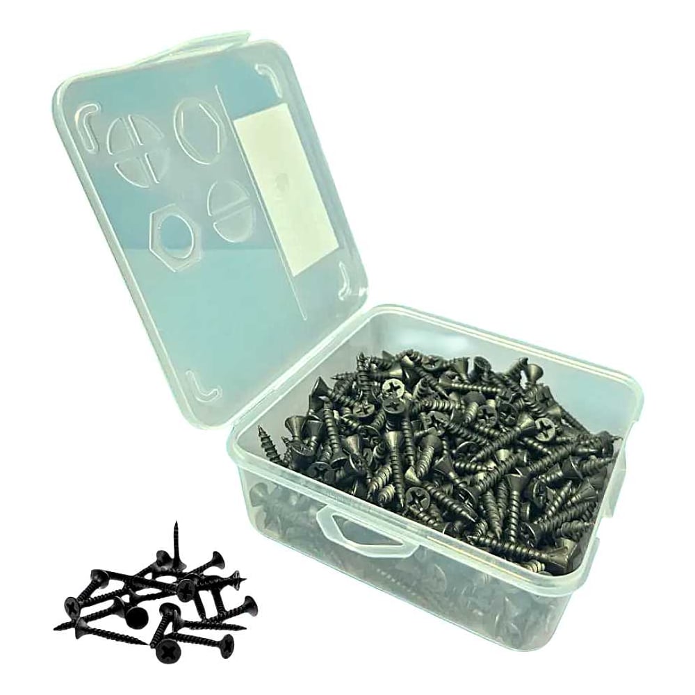 Изображение товара Саморез для крепления гипсокартона ГВЛ 23 Болта 3,9х40 черный 140 шт в органайзере