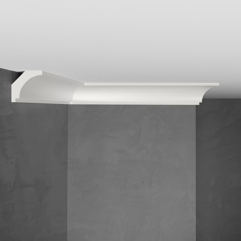 Изображение товара Потолочный плинтус Stenopol 30х30х2000 мм C7115 для натяжных потолков