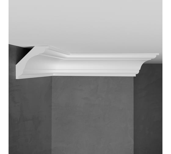 Изображение товара Потолочный плинтус Stenopol 50х50х2000 мм под покраску C7124