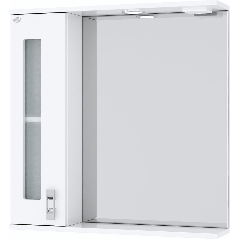 Изображение товара Зеркальный шкаф Onika КРИСТАЛЛ левый 67.02 с подсветкой