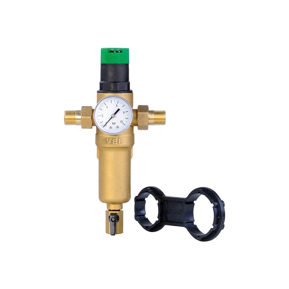 Изображение товара Фильтр ViEiR с редуктором давления 1/2 для горячей воды JH157