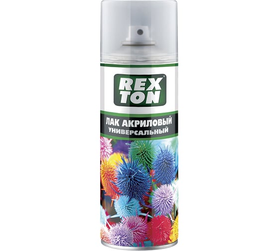Изображение товара Универсальный акриловый лак REXTON (глянцевый; аэрозоль; 520 мл) RT24000