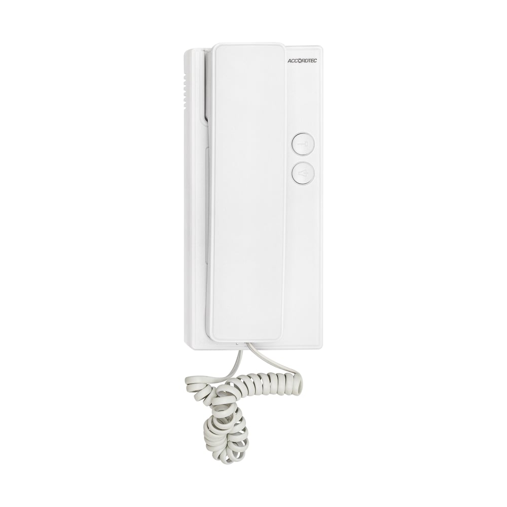 Изображение товара Аудиотрубка ACCORDTEC AT-VDA100C WH для систем видеонаблюдения и домофонов