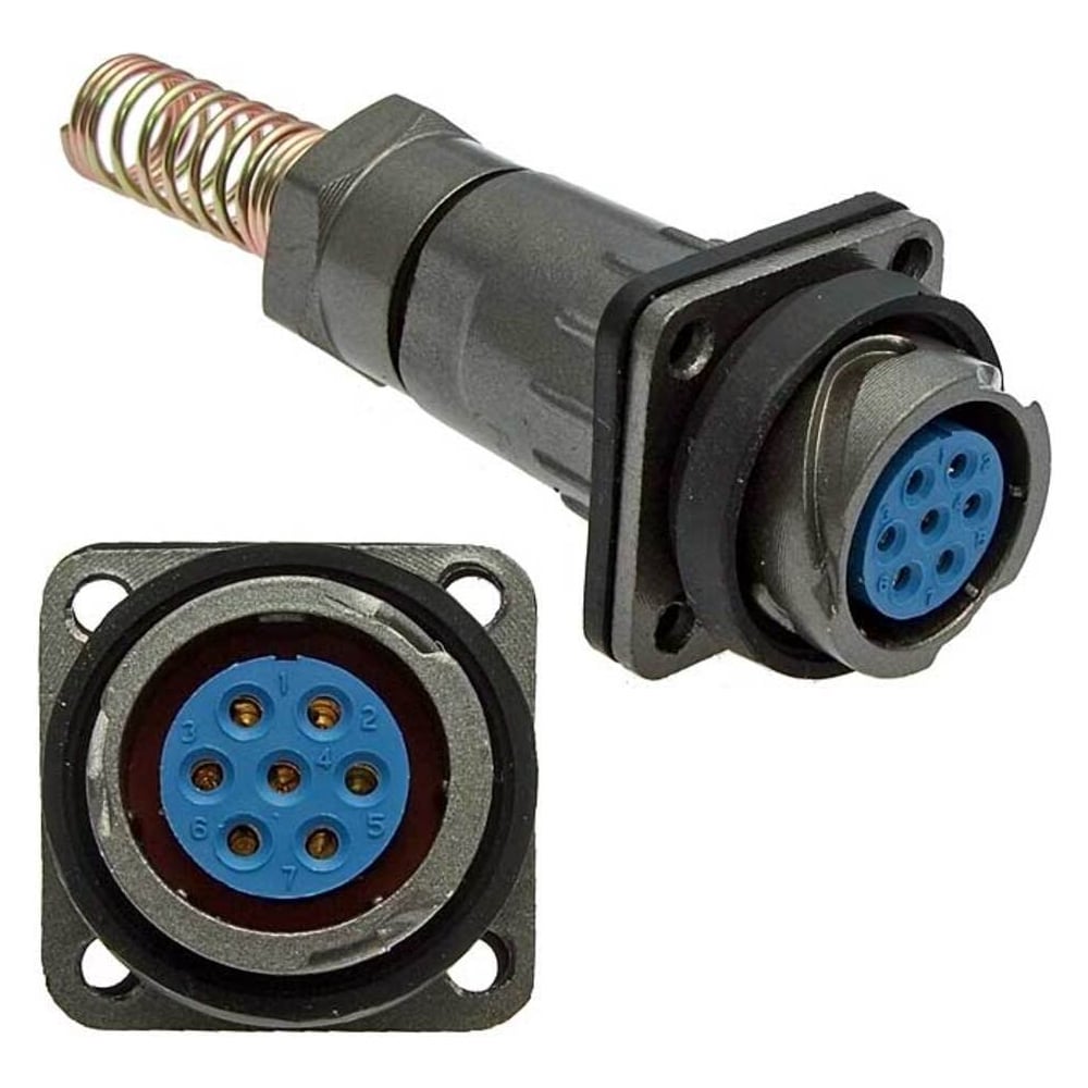 Изображение товара Разъем RUICHI FQ18-7pin ZPK-8 IP67 для электромонтажа