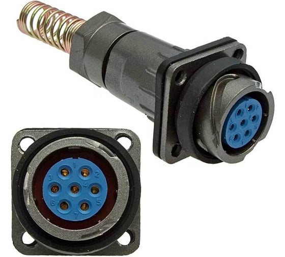 Изображение товара Разъем RUICHI FQ18-7pin ZPK-8 106976