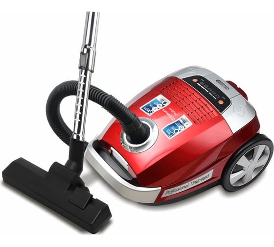 Изображение товара Пылесос Sakura SA-8326R 2400Вт, мешок, HEPA, электорнная регулировка мощности, черный УТ000004444