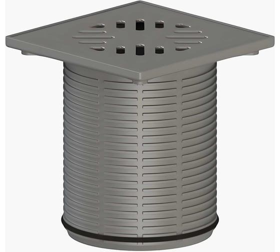 Изображение товара Надставной элемент с нержавеющей решёткой Татполимер ТП-310NE.S 32996