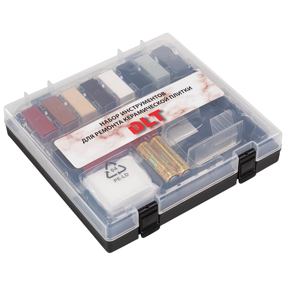 Изображение товара Набор инструментов для ремонта плитки DLT 1532 компактный и надежный