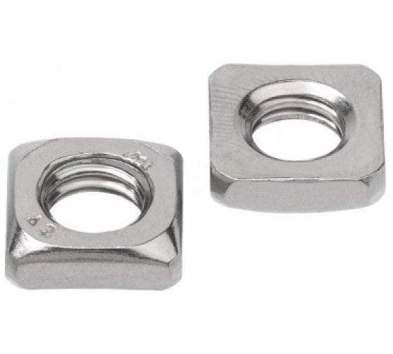 Изображение товара Гайка Море-Метизов квадратная низкая DIN 562 нержавеющая сталь А2 M4 ,500 шт GAY562А2M4500М