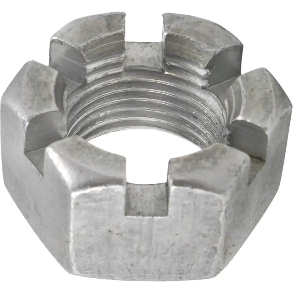 Изображение товара Гайка корончатая DIN 935 M10 из нержавеющей стали А2 50 шт