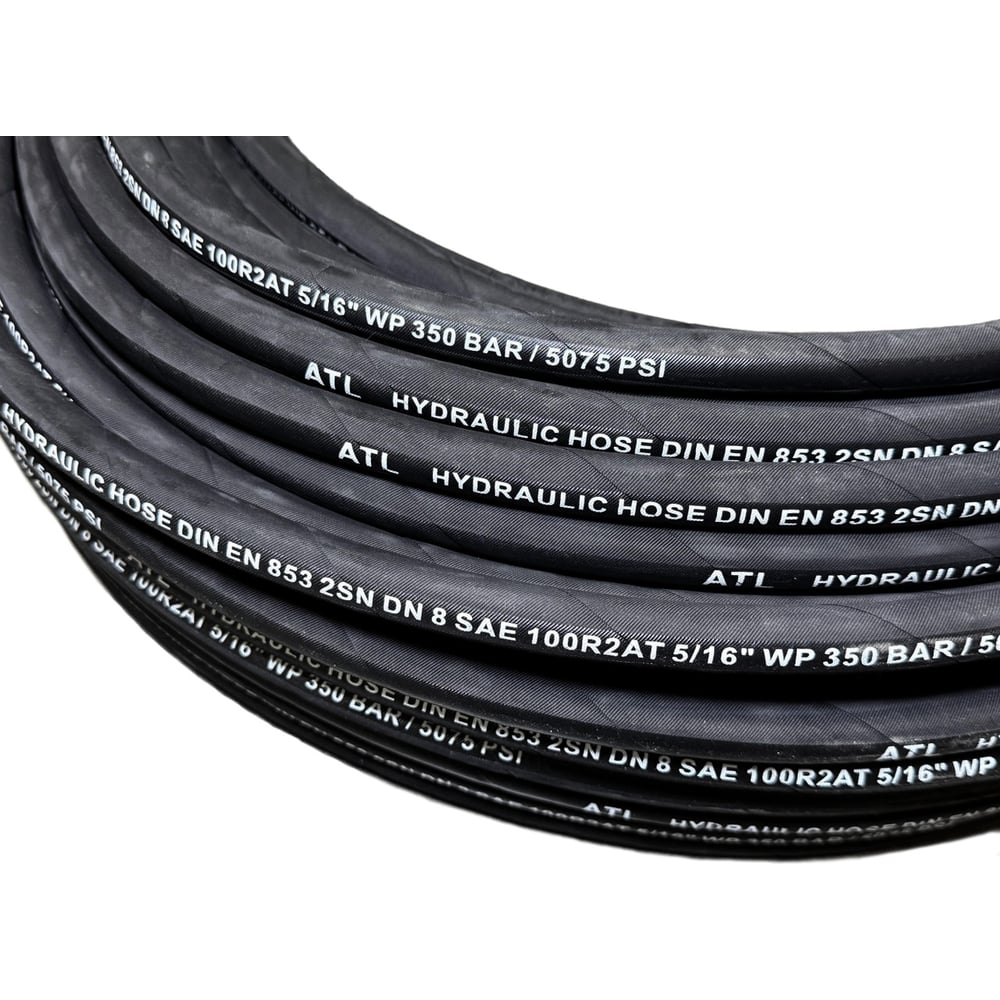 Изображение товара Рукав высокого давления 6 мм 225 Бар ООО Поволжский Центр РТИ 100 м EN 853