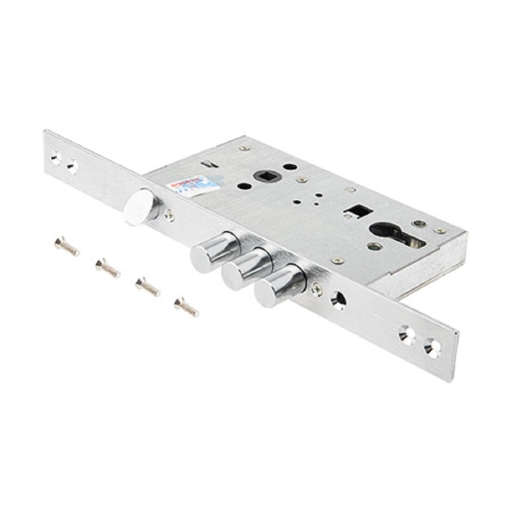 Изображение товара Врезной замок BORDER 73200-GL4-3 цилиндровый для деревянных и металлических дверей цена 1424 рублей