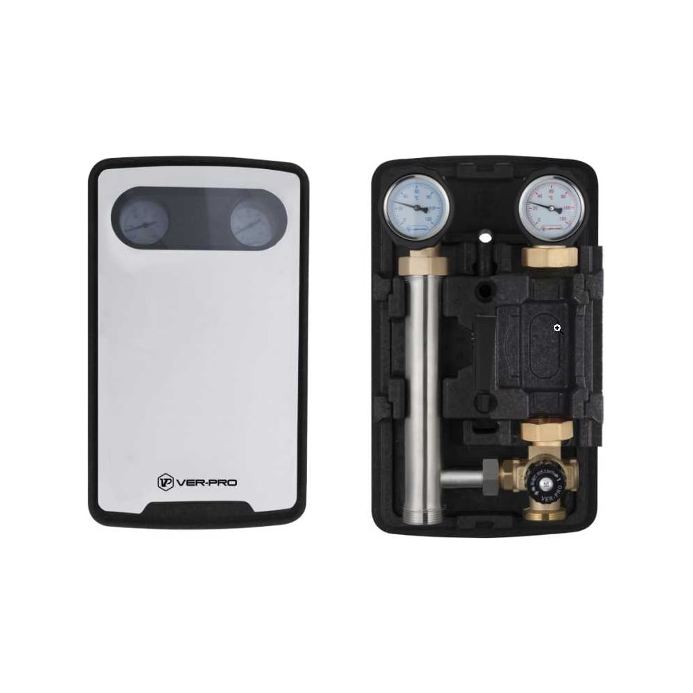 Изображение товара Насосная группа ViEiR с четырехходовым термостатическим клапаном для систем отопления VP227