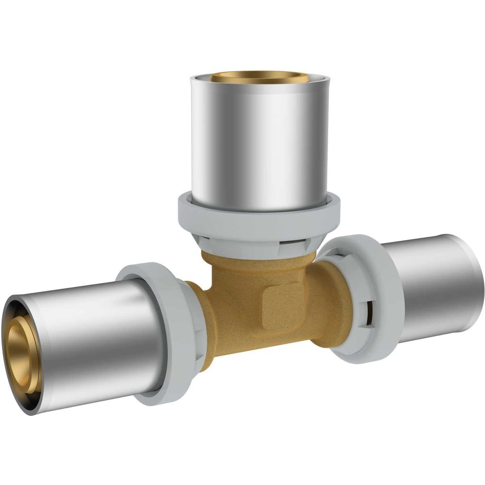 Изображение товара Тройник редукционный RIIFO Omni пресс латунь 63-32-63 профессиональный