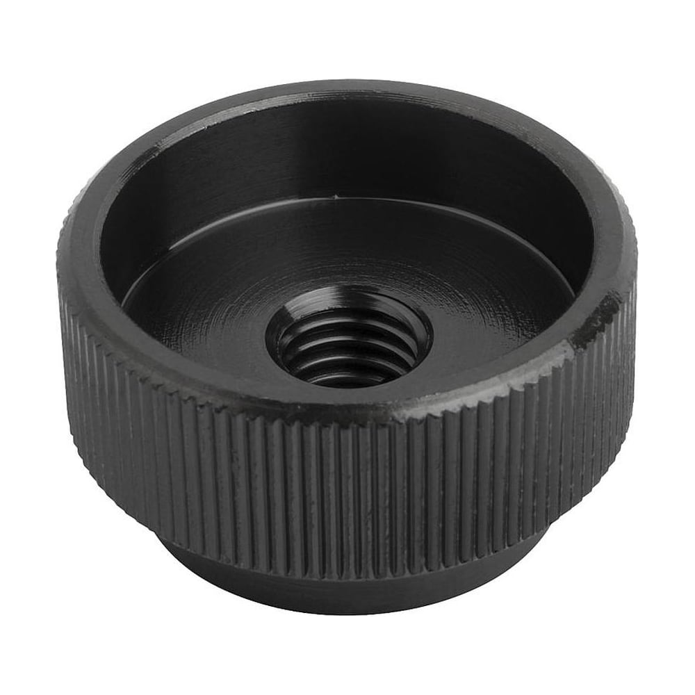 Изображение товара Ручка с накаткой KIPP K0137.105 сталь черный M5 20x20 мм