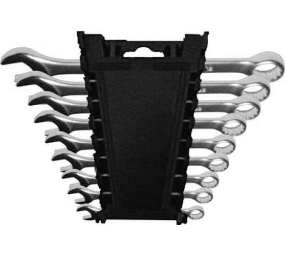 Изображение товара Комбинированные ключи FIT Стандарт в пластиковом держателе, 12шт, 6-22 мм 63418