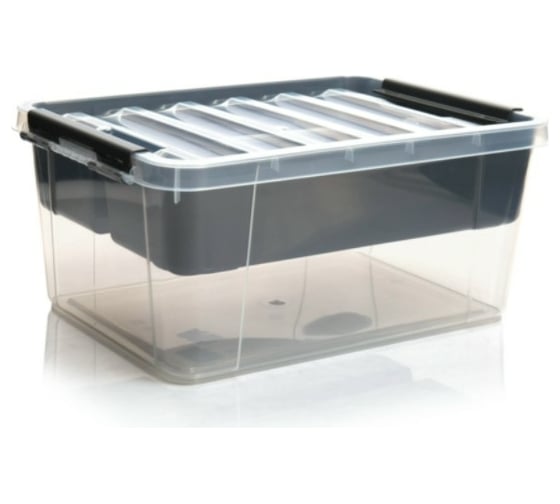 Изображение товара Ящик с вкладышем Полимербыт ПРОФИ 15л, 410х295х183 63250801 435080100