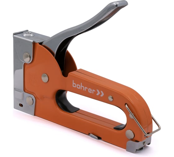 Изображение товара Мебельный степлер Bohrer 4-8 мм, усиленный, тип скобы 53, металлический 44130853