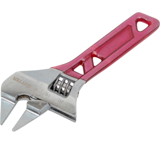 Изображение товара Разводной ключ RITTER Ultra Slim ультратонкие губки, укороченная рукоятка, сталь CR-V, хром HT572200