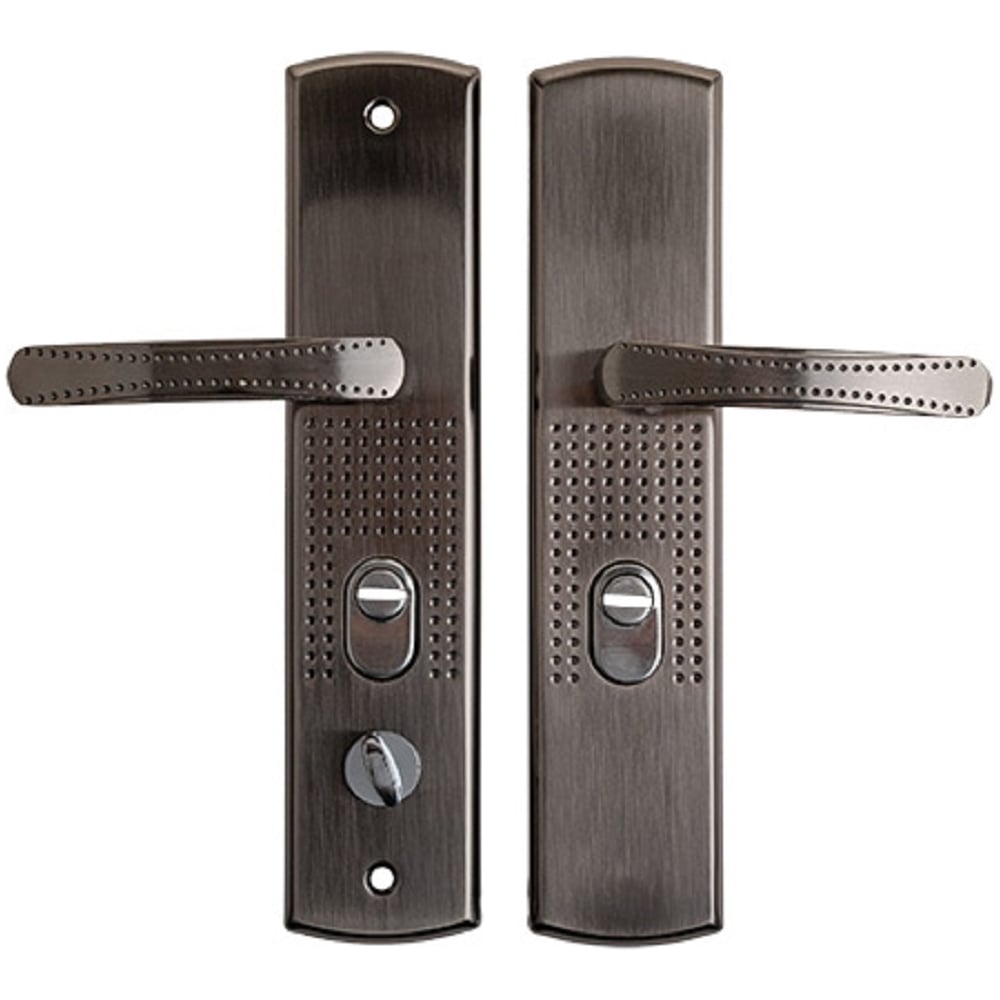 Изображение товара Ручки на планке Vanger HP-68.2186-C-BN-R для входных дверей, металл, серый