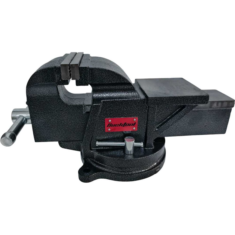 Изображение товара Тиски Bucktool V0805 слесарные с кованым чугуном и наковальней
