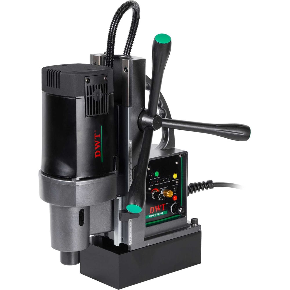 Изображение товара Магнитный сверлильный станок DWT MBMP15-28 BMC 1500 Вт профессиональный Изображение товара Магнитный сверлильный станок DWT MBMP15-28 BMC 1500 Вт профессиональный