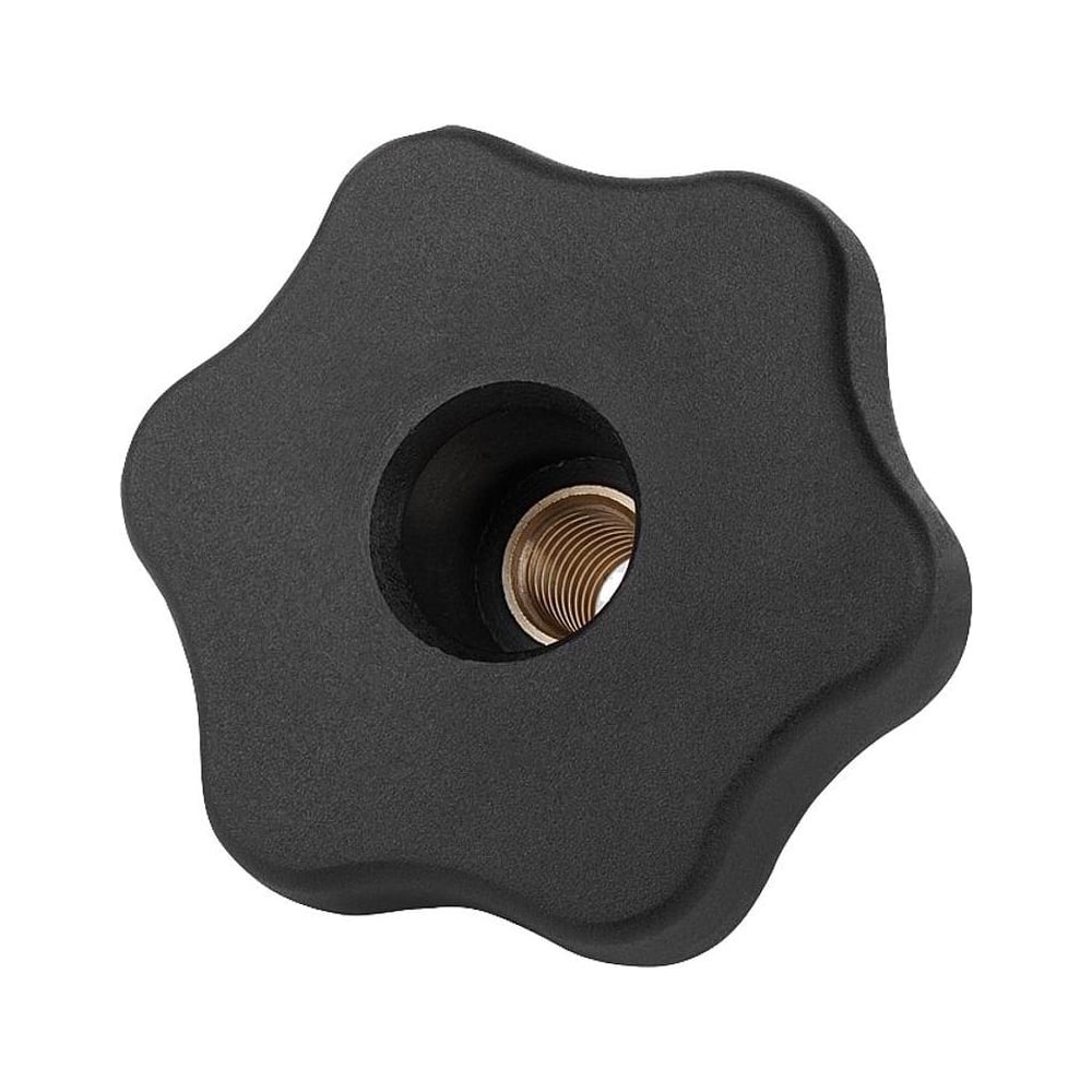 Изображение товара Ручка звездообразная KIPP K1090.53006 черная сталь/термопласт 30 мм