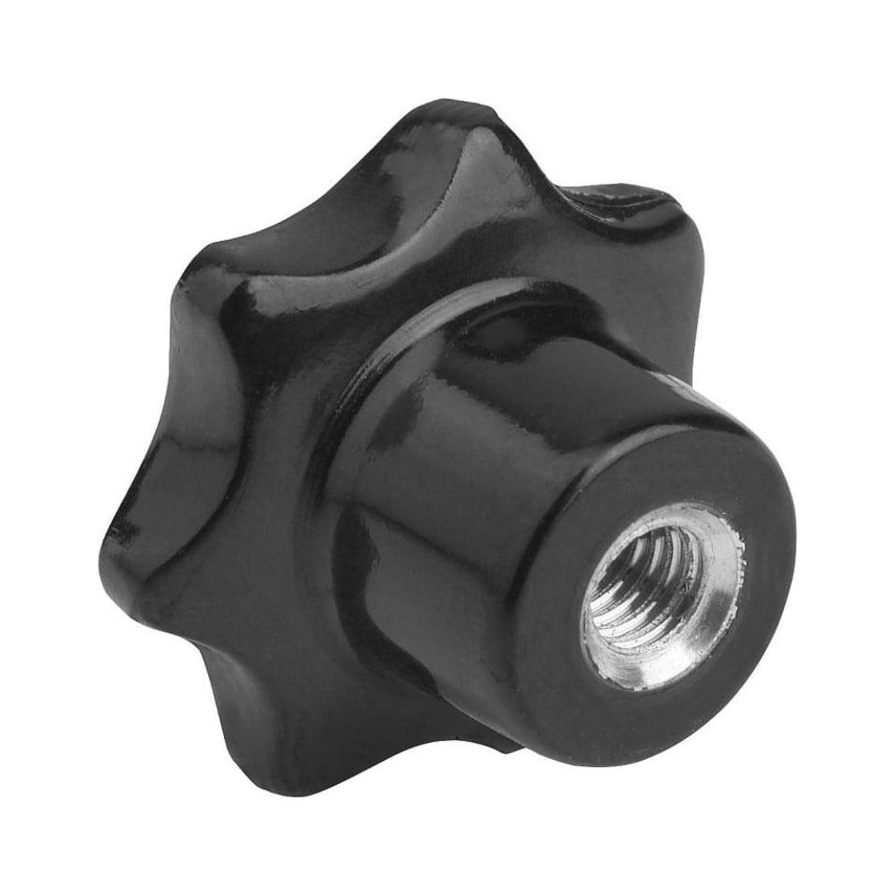 Изображение товара Рукоятка звездообразная KIPP K1016.28016 черная из дуропласта диаметр 80 мм