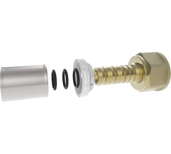 Изображение товара Штуцер с накидной гайкой RIIFO Omni пресс латунь 50-1 1/2НГ 1100045794