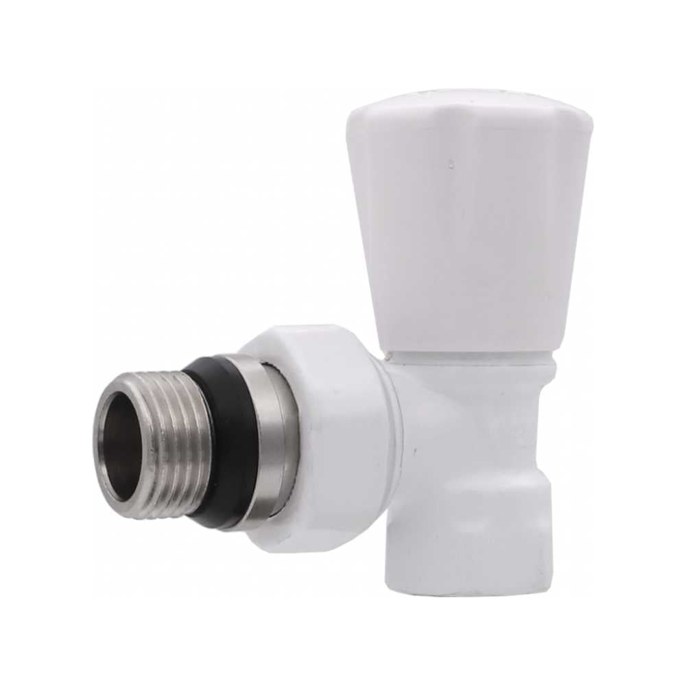 Изображение товара Вентиль радиаторный угловой верхний ViEiR 1/2 белый для радиаторов