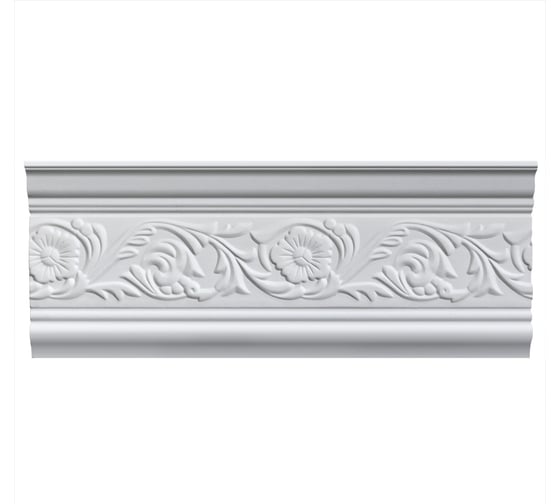 Изображение товара Карниз Decomaster с рисунком, подходит к натяжному потолку, 90х20х2000 мм D226A