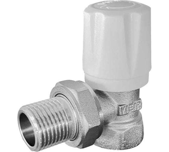 Изображение товара Вентиль радиаторный угловой верхний ViEiR 3/4 для систем водяного отопления VR430-02