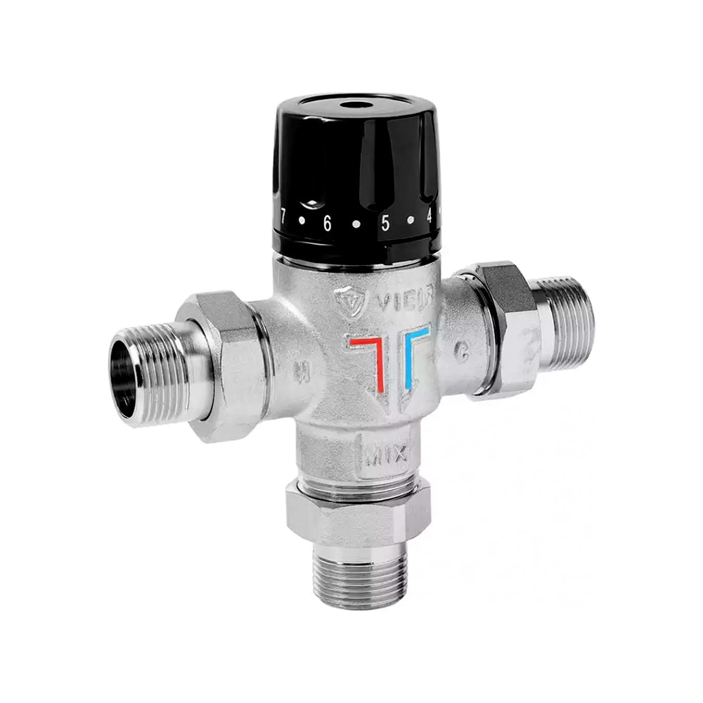 Изображение товара Термостатический смесительный клапан ViEiR VR251 3/4 дюйма 35-60 C
