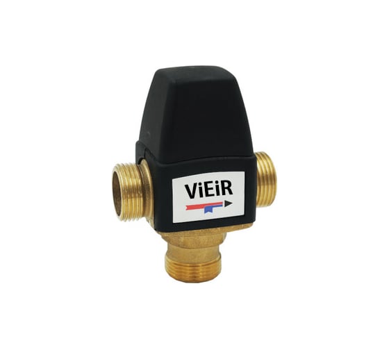 Изображение товара Термостатический смесительный клапан ViEiR 3/4 35-60 C, латунный, для теплого пола и систем горячего водоснабжения VR234