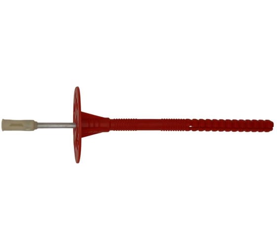 Изображение товара Дюбель для изоляции с термоголовой Крепстор 10х200 КОРОБКА 100 шт 4665312592238