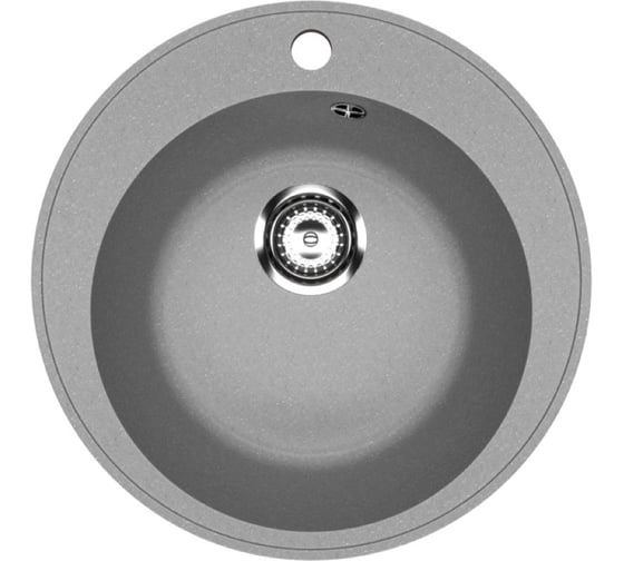 Изображение товара Мойкa MIXLINE ML-GMU01 УЛЬТРА круглая, серый камень, 475 мм глуб. чаши 170 556711