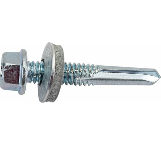 Изображение товара Саморез кровельный увел. сверло Skorpion 5,5х32, 50 шт. Крепстор 4665316947904