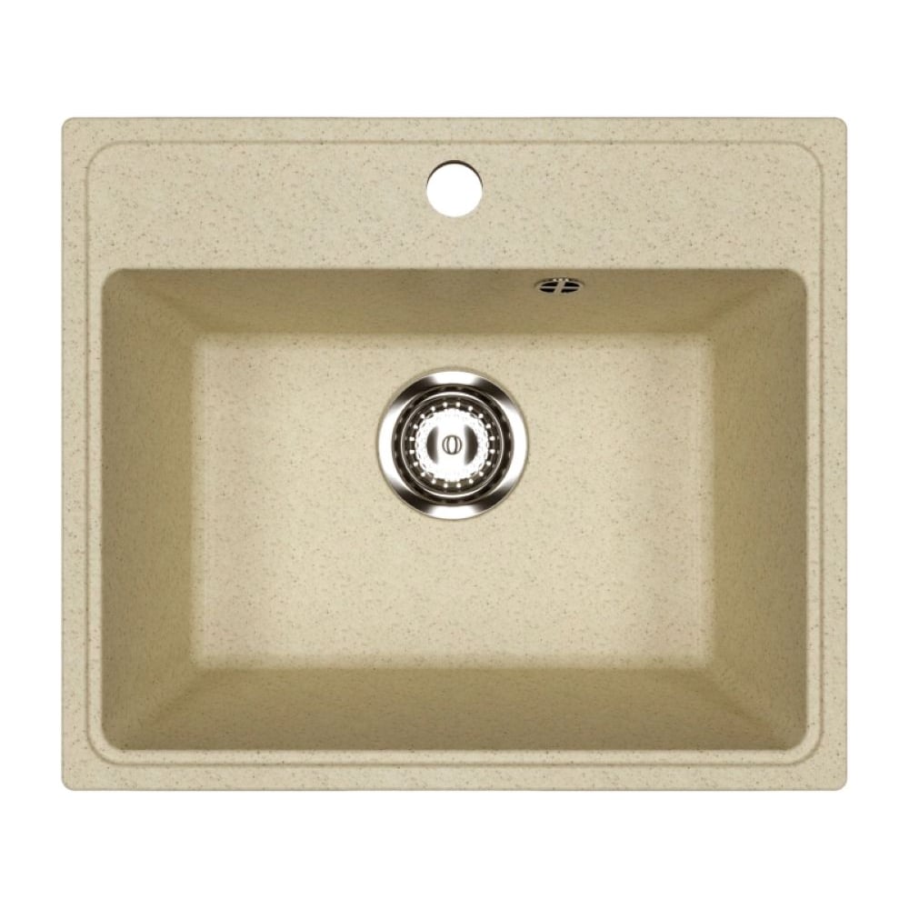 Изображение товара Мойкa MIXLINE ML-GMU03 УЛЬТРА прямоугольная, бежевый камень, 490_420 мм глуб. чаши 170 556718