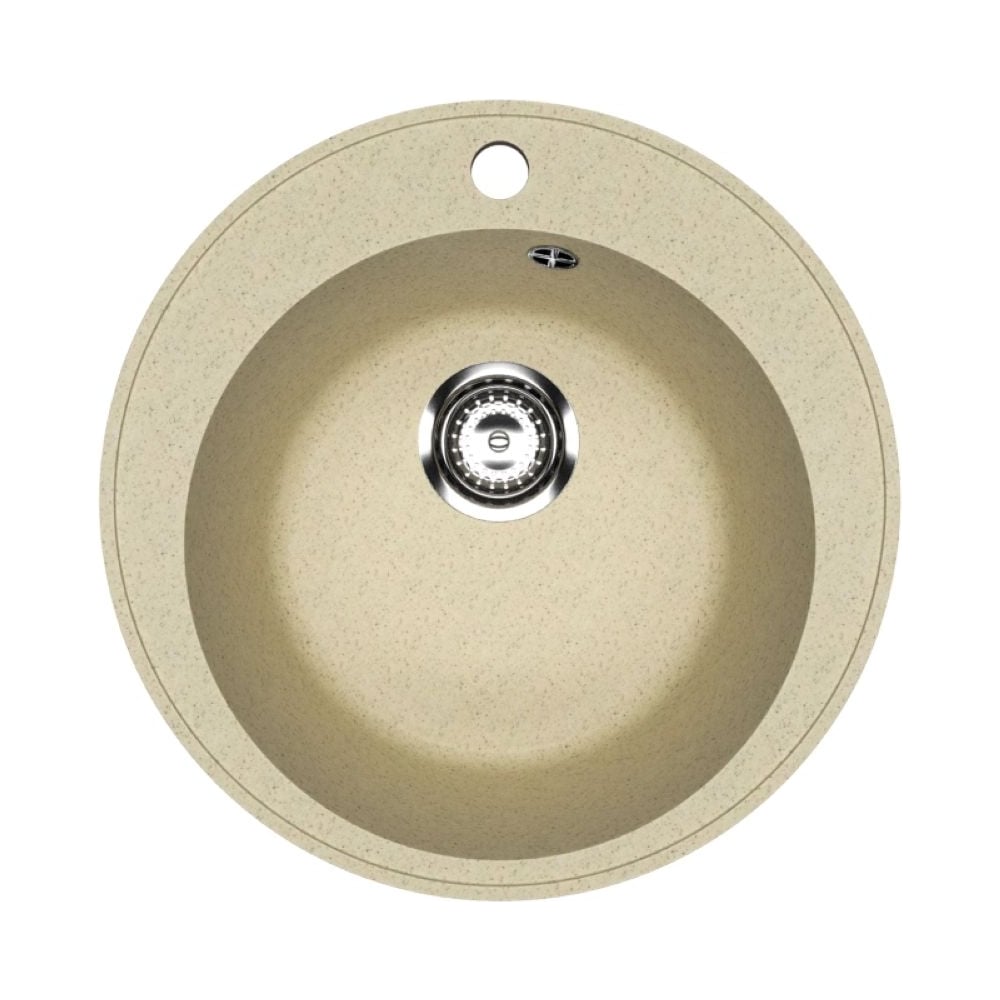 Изображение товара Мойка MIXLINE ML-GMU01 УЛЬТРА круглая бежевый искусственный камень
