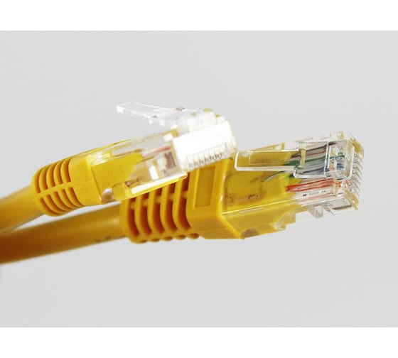 Изображение товара Патч-корд Pro Legend UTP категория 5E RJ-45 вилка - RJ-45 вилка, желтый, 0.5 м. PL1246