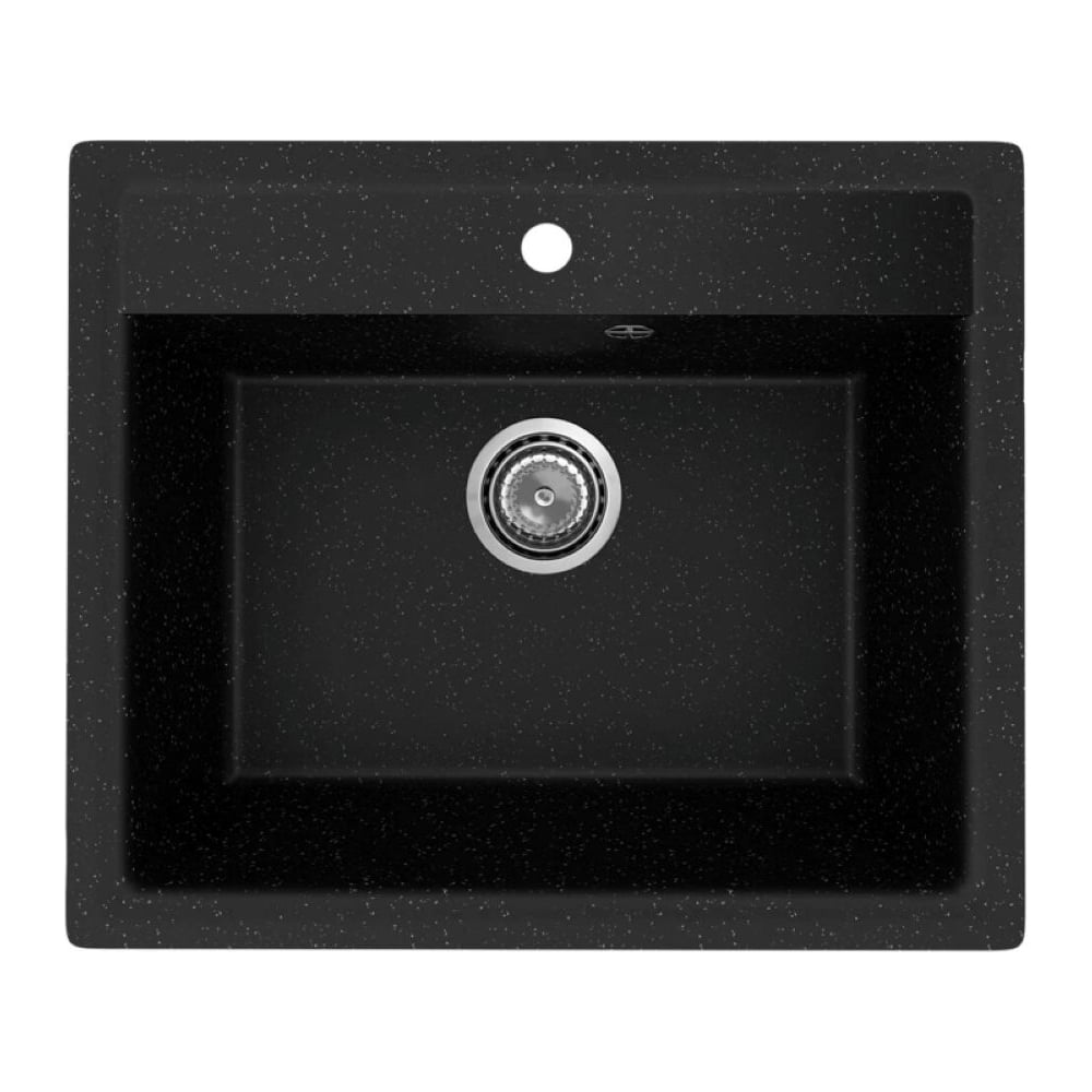 Изображение товара Мойка MIXLINE ML-GMU04 УЛЬТРА из искусственного камня, прямоугольная, черная