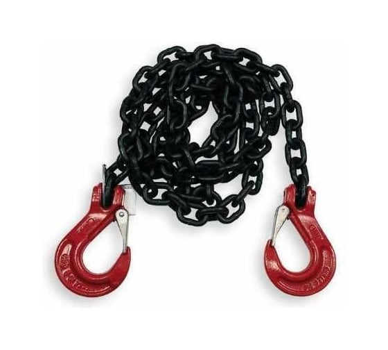Изображение товара Цепь крепёжная Тельфер.ПРО ф 6 мм Т-ПРО с крюками 6,3т/10,0м (кл.8) ЦК 6,3т/10,0м (кл.8) Т-ПРО