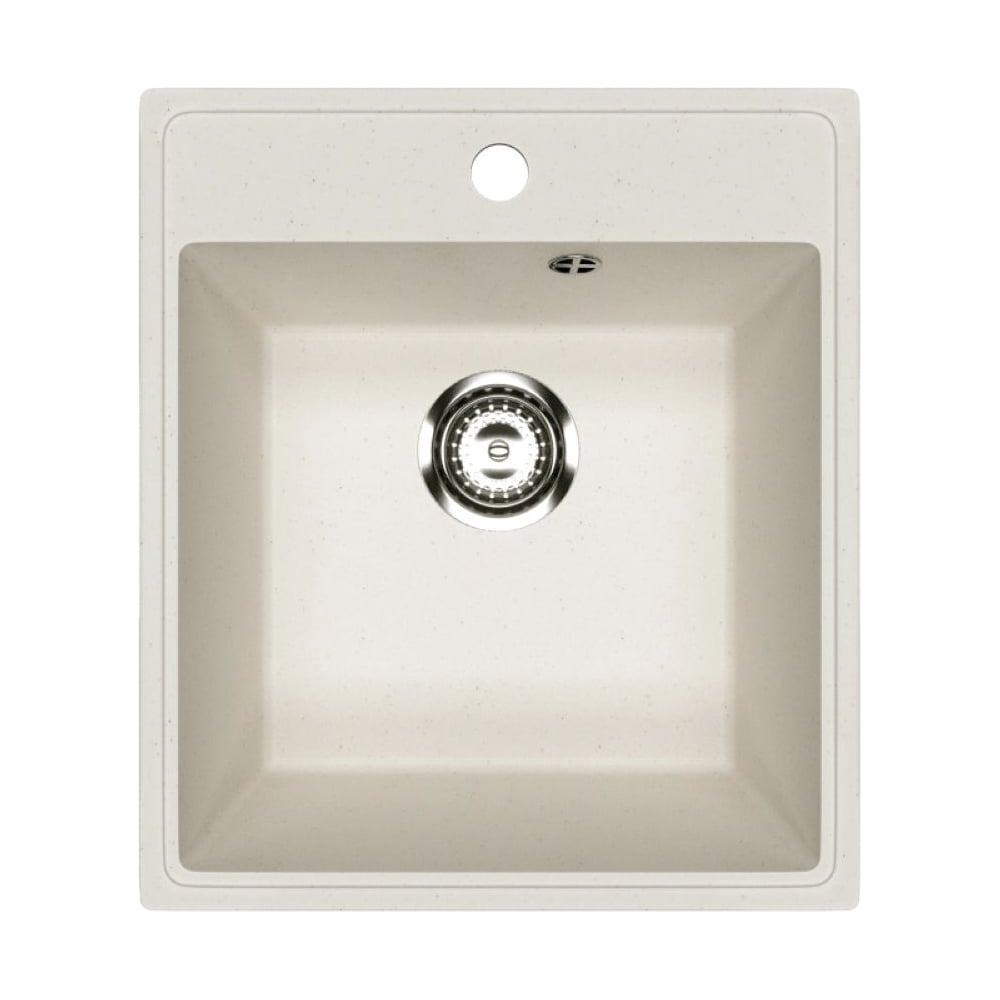 Изображение товара Мойка MIXLINE ML-GMU02 УЛЬТРА прямоугольная белая из искусственного камня